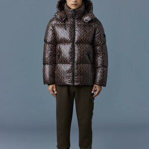 Mackage Men's "KANE-MG" Coffee Hooded Down Parka Jacket Mackage sz 40/L IT 50